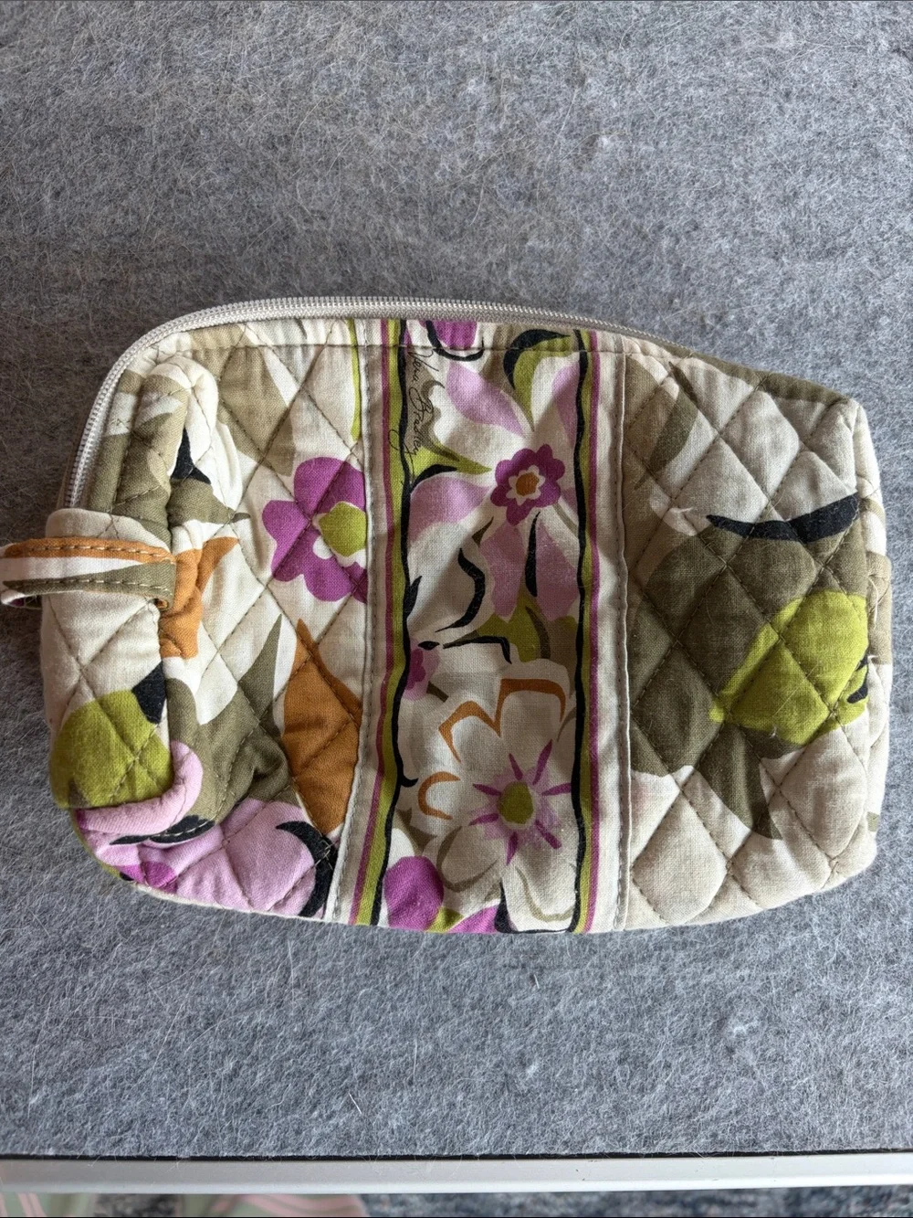 Vera Bradley Portobello Road Quilted Floral Cosmetic Pouch